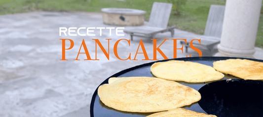 Recette pancake ou crêpe au brasero plancha Brazir ! 🔥🥞